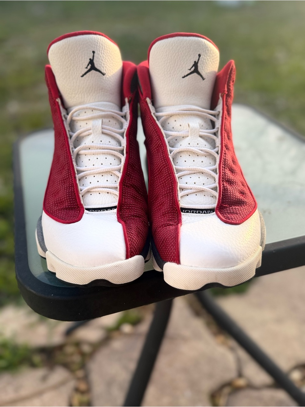 Jordan retro 13 flint gym red size 12 w box - Picture 2 of 16